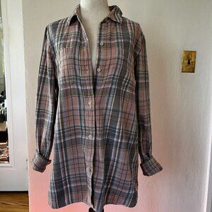 Madewell Plaid Button-Down Shirt – Size S